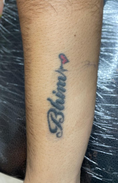 Simple Script Tattoo